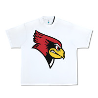 White illinois state redbirds Urban Heavy Tee - linhVisuals