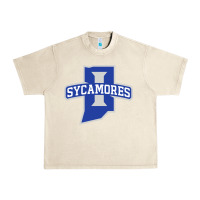 Sandshell indiana state sycamores Urban Heavy Tee - linhVisuals