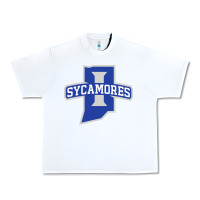 White indiana state sycamores Urban Heavy Tee - linhVisuals
