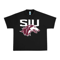 Black southern illinois salukis Urban Heavy Tee - linhVisuals