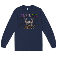 Navy halloween daddy Long Sleeve Tee - CowhideDigitalArt