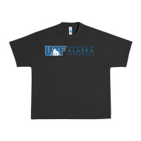 Pigment Black University of Alaska Fairbanks Urban Heavy Tee - linhVisuals