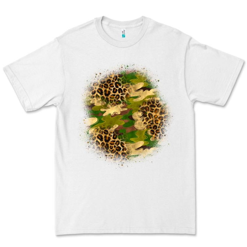 Camouflage And Leopard Patch Premium Tee by BundleAndBundleShop | Teevron