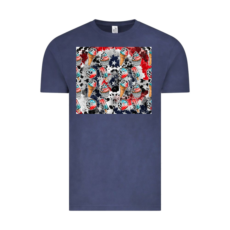 American Ice Cream Vintage Tee by CowhideDigitalArt | Teevron