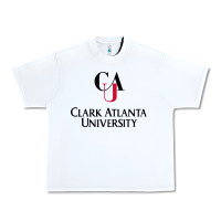 White Clark Atlanta University Urban Heavy Tee - linhVisuals