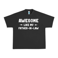 Pigment Black awesome like my father in law funny fathers day gift men wom t shirt Urban Heavy Tee - linhVisuals