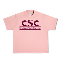 Salmon Chadron State College Urban Heavy Tee - linhVisuals
