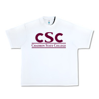 White Chadron State College Urban Heavy Tee - linhVisuals