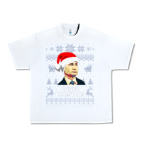 White vladimir putin merry christmas Urban Heavy Tee - linhVisuals
