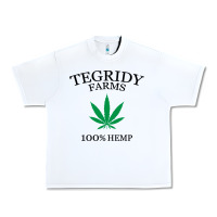White tegridy farms Urban Heavy Tee - linhVisuals