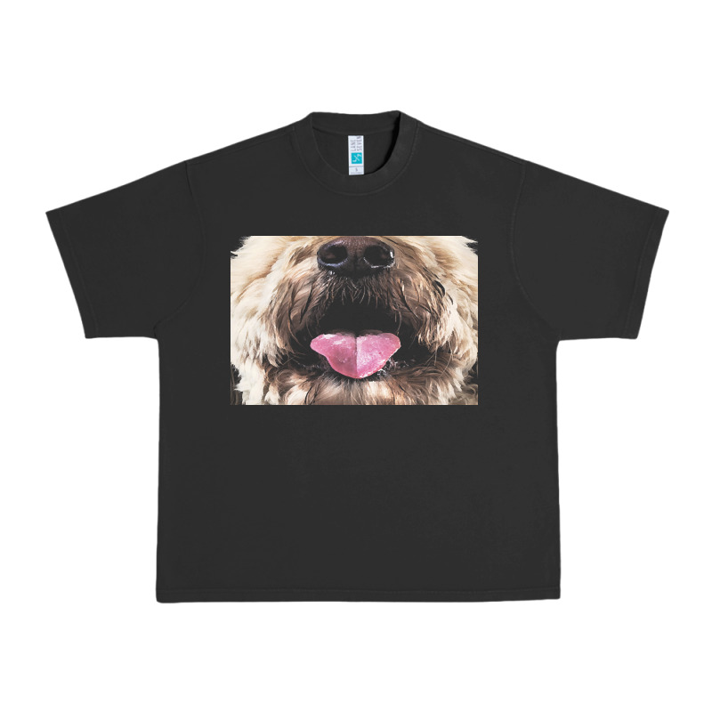 Labradoodle T  Shirtfunny Labradoodle Face Mask Funny Dog Mouth T  Shi Urban Heavy Tee by linhVisuals | Teevron
