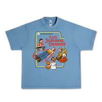 Pebble Blue let's summon demons Urban Heavy Tee - linhVisuals