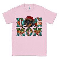 Bubblegum Pink christmas dog mom dachshund Classic Tee - RanaPortraitStore