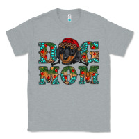 Heather Grey christmas dog mom dachshund Classic Tee - RanaPortraitStore
