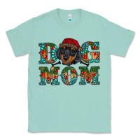 Seafoam christmas dog mom dachshund Classic Tee - RanaPortraitStore