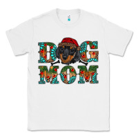 White christmas dog mom dachshund Classic Tee - RanaPortraitStore