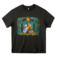 Asphalt oh holy night western Heavy Core Tee - RanaPortraitStore