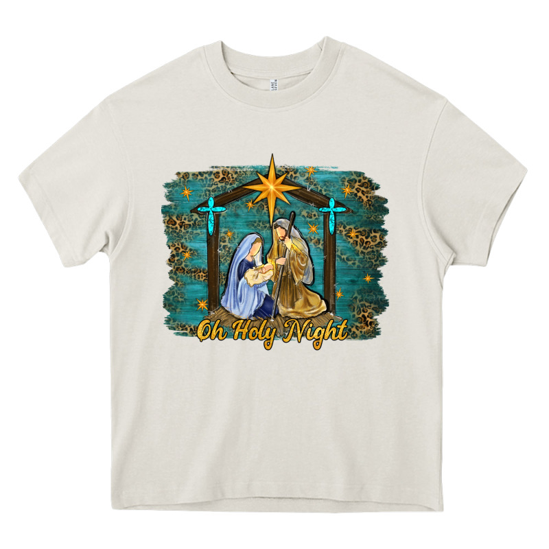 Oh Holy Night Western Heavy Core Tee by RanaPortraitStore | Teevron