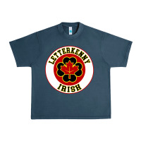 Midnight Navy letterkenny irish shoresy shamrock Urban Heavy Tee - linhVisuals