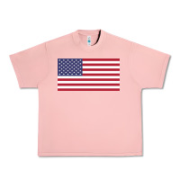 Salmon american flag Urban Heavy Tee - linhVisuals