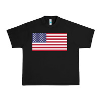 Black american flag Urban Heavy Tee - linhVisuals