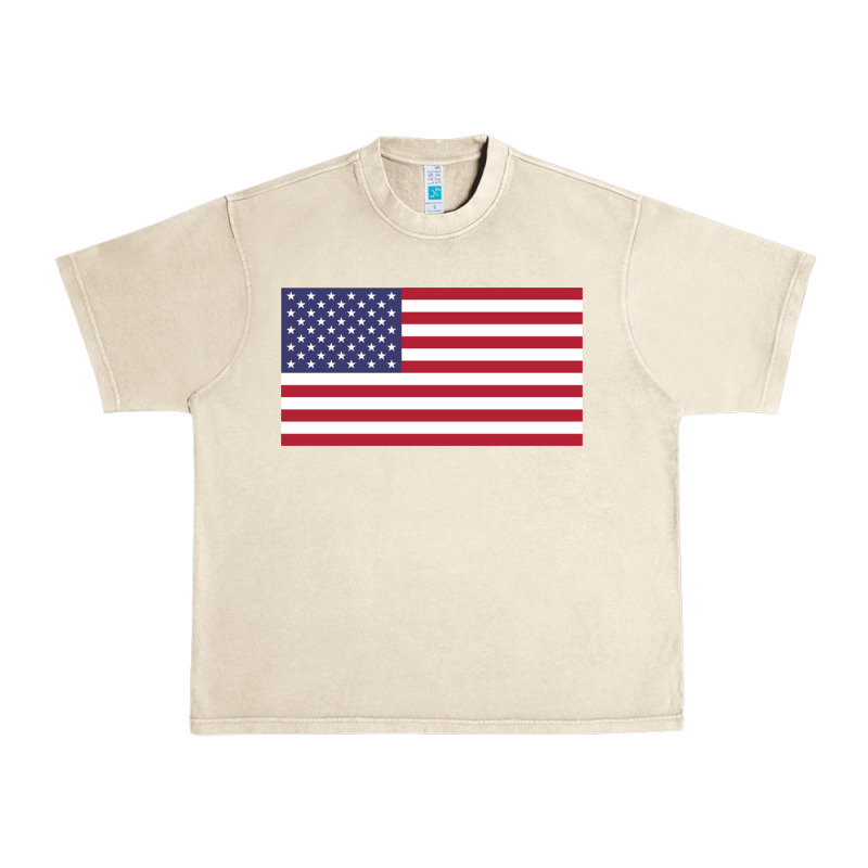 American Flag Urban Heavy Tee by linhVisuals | Teevron