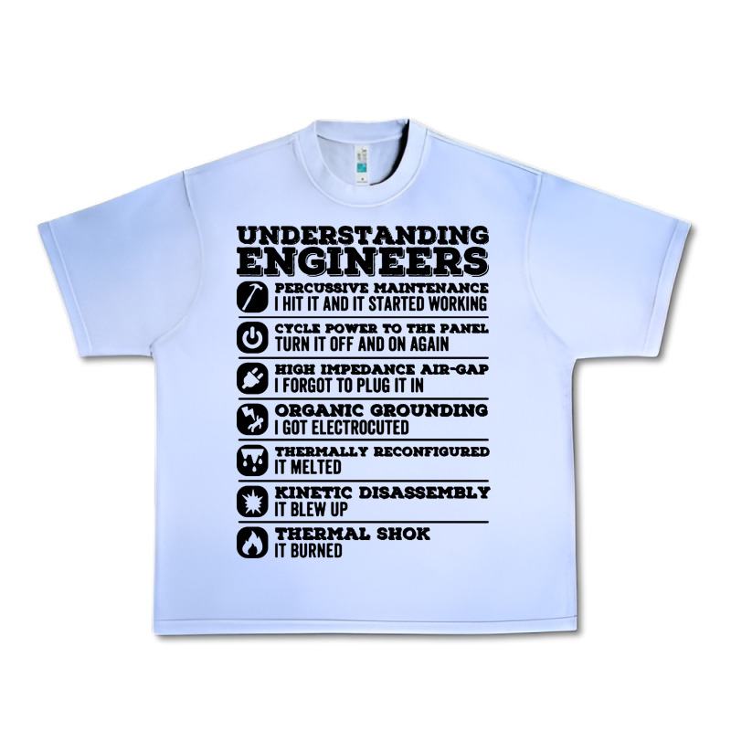 Understanding Engineers Funny Urban Heavy Tee by linhVisuals | Teevron