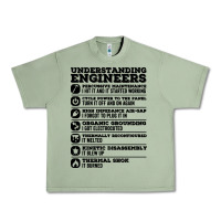 Oil Green understanding engineers funny Urban Heavy Tee - linhVisuals
