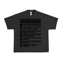 Pigment Black understanding engineers funny Urban Heavy Tee - linhVisuals