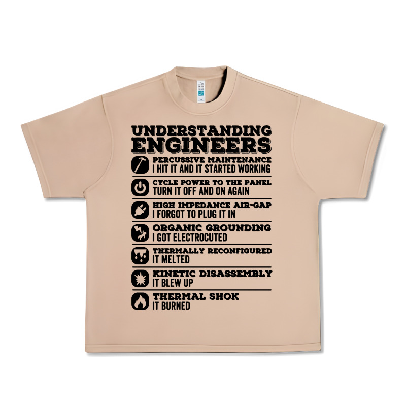Understanding Engineers Funny Urban Heavy Tee by linhVisuals | Teevron
