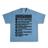 Pebble Blue understanding engineers funny Urban Heavy Tee - linhVisuals