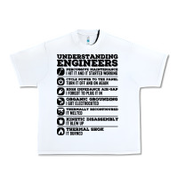 White understanding engineers funny Urban Heavy Tee - linhVisuals