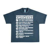 Understanding Engineers Funny Urban Heavy Tee | Teevron