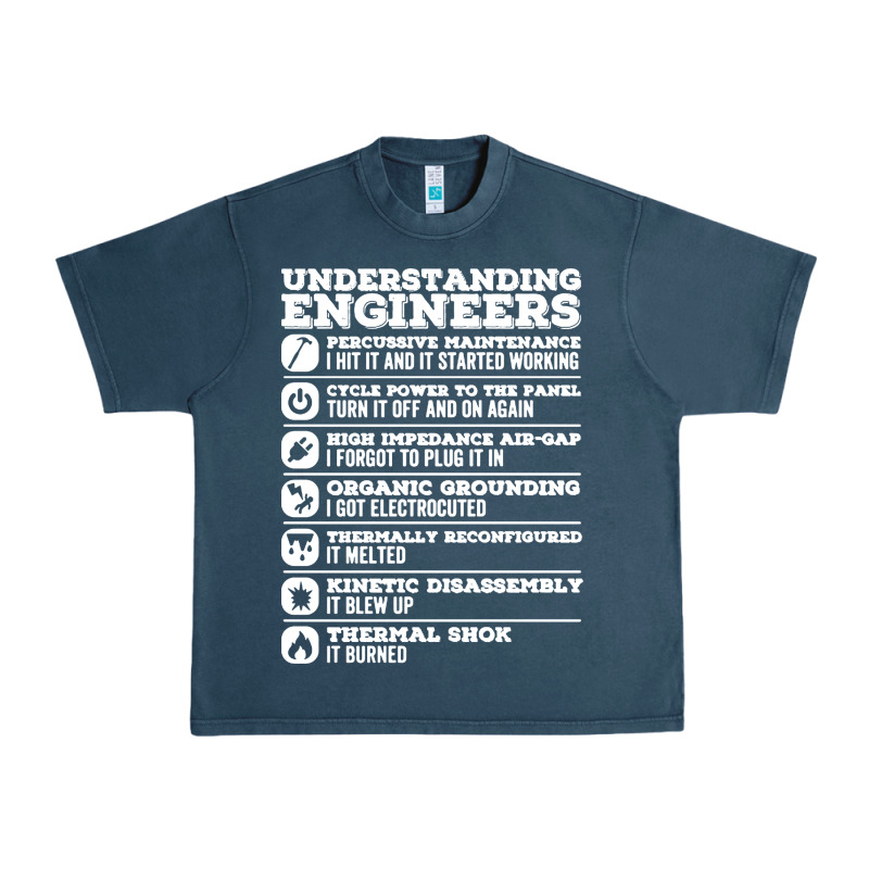 Understanding Engineers Funny Urban Heavy Tee by linhVisuals | Teevron