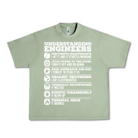 Oil Green understanding engineers funny Urban Heavy Tee - linhVisuals
