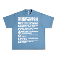 Pebble Blue understanding engineers funny Urban Heavy Tee - linhVisuals