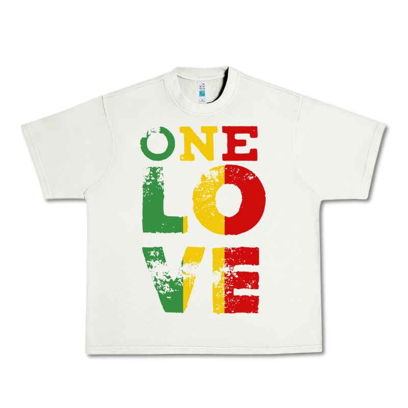 One Love Rasta Reggae Urban Heavy Tee by linhVisuals | Teevron