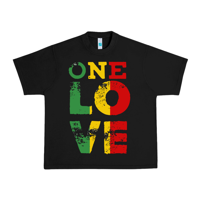 One Love Rasta Reggae Urban Heavy Tee by linhVisuals | Teevron