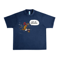 Navy calvin Urban Heavy Tee - linhVisuals