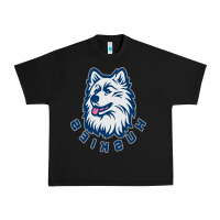 Black HUSKIES Urban Heavy Tee - linhVisuals