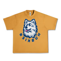 Peanut Butter HUSKIES Urban Heavy Tee - linhVisuals