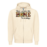Sandshell there's no place like home for holidays Zipper Hoodie - RanaPortraitStore