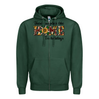 Sports Green there's no place like home for holidays Zipper Hoodie - RanaPortraitStore