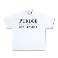White purdue university northwest Urban Heavy Tee - linhVisuals