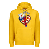 Lemon patriotic nurse love Premium Hoodie - BarkalooDesign