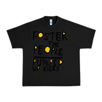 Black Foster The People Pumped Up Kicks Urban Heavy Tee - linhVisuals