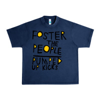Navy Foster The People Pumped Up Kicks Urban Heavy Tee - linhVisuals
