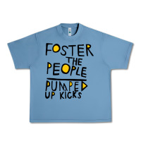 Pebble Blue Foster The People Pumped Up Kicks Urban Heavy Tee - linhVisuals