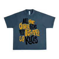 Midnight Navy Foster The People Pumped Up Kicks Urban Heavy Tee - linhVisuals