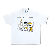 White Foster The People Call It What You Want Urban Heavy Tee - linhVisuals